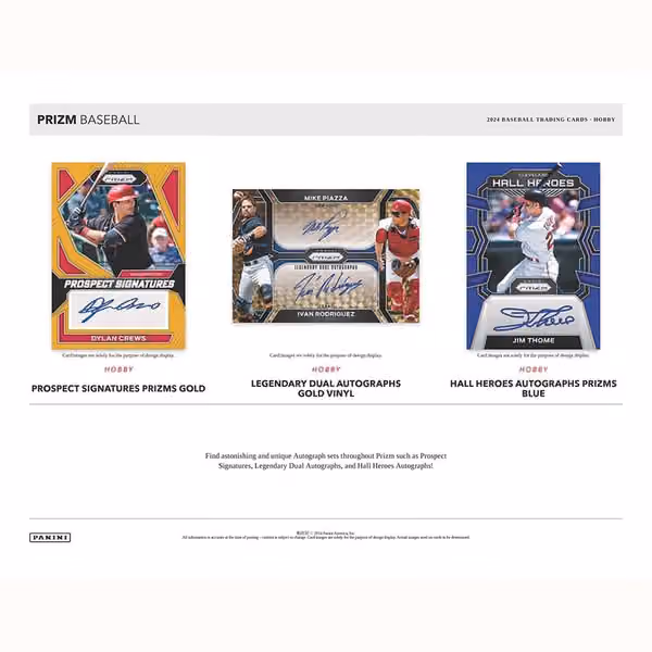 2024 Panini Prizm Baseball Hobby Box view 3