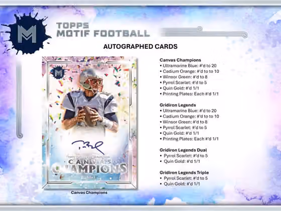 2023 Topps Motif Football Hobby Box view 4