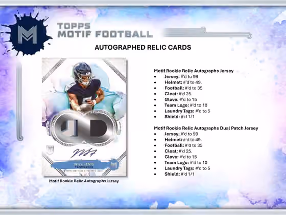 2023 Topps Motif Football Hobby Box view 5