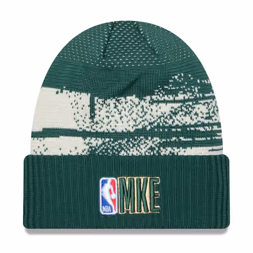 Milwaukee Bucks 2024 NBA Tip-Off New Era Beanie Knit view 2