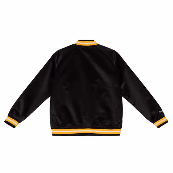 Boston Bruins Mitchell & Ness Lightweight Satin NHL Jacket view 2