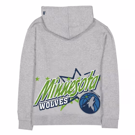 Minnesota Timberwolves Sport Classics Oversized NBA Hoodie Gray view 2