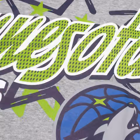 Minnesota Timberwolves Sport Classics Oversized NBA Hoodie Gray view 4