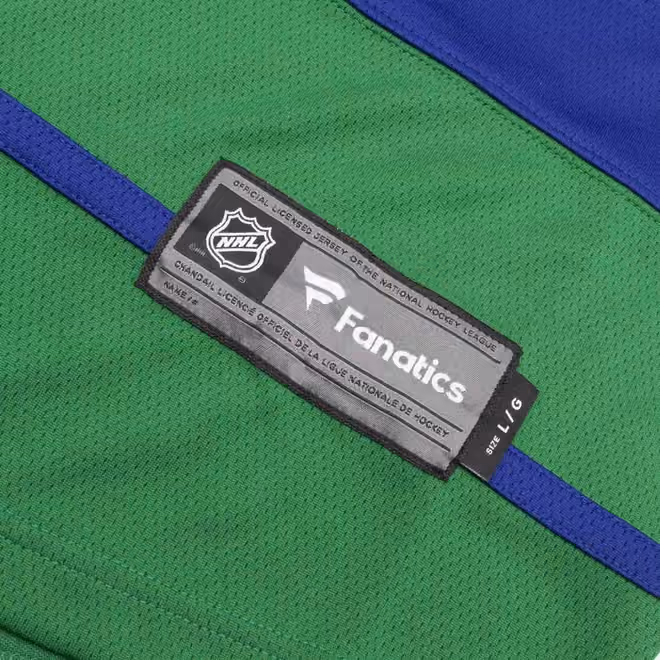 Vancouver Canucks Fanatics Breakaway NHL Jersey Alternate Blue view 5