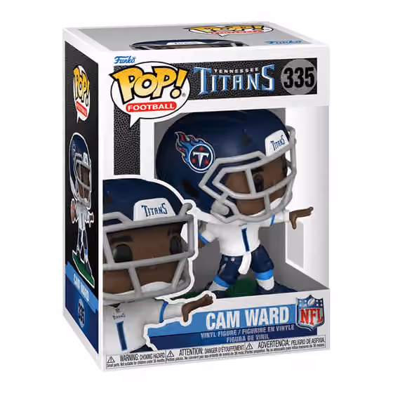 Funko POP! #335 Cam Ward Tennessee Titans Vinyl NFL Figure view 1