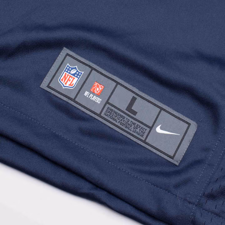 Derrick Henry #22 Tennessee Titans Nike Game NFL Football Jersey Navy view 6