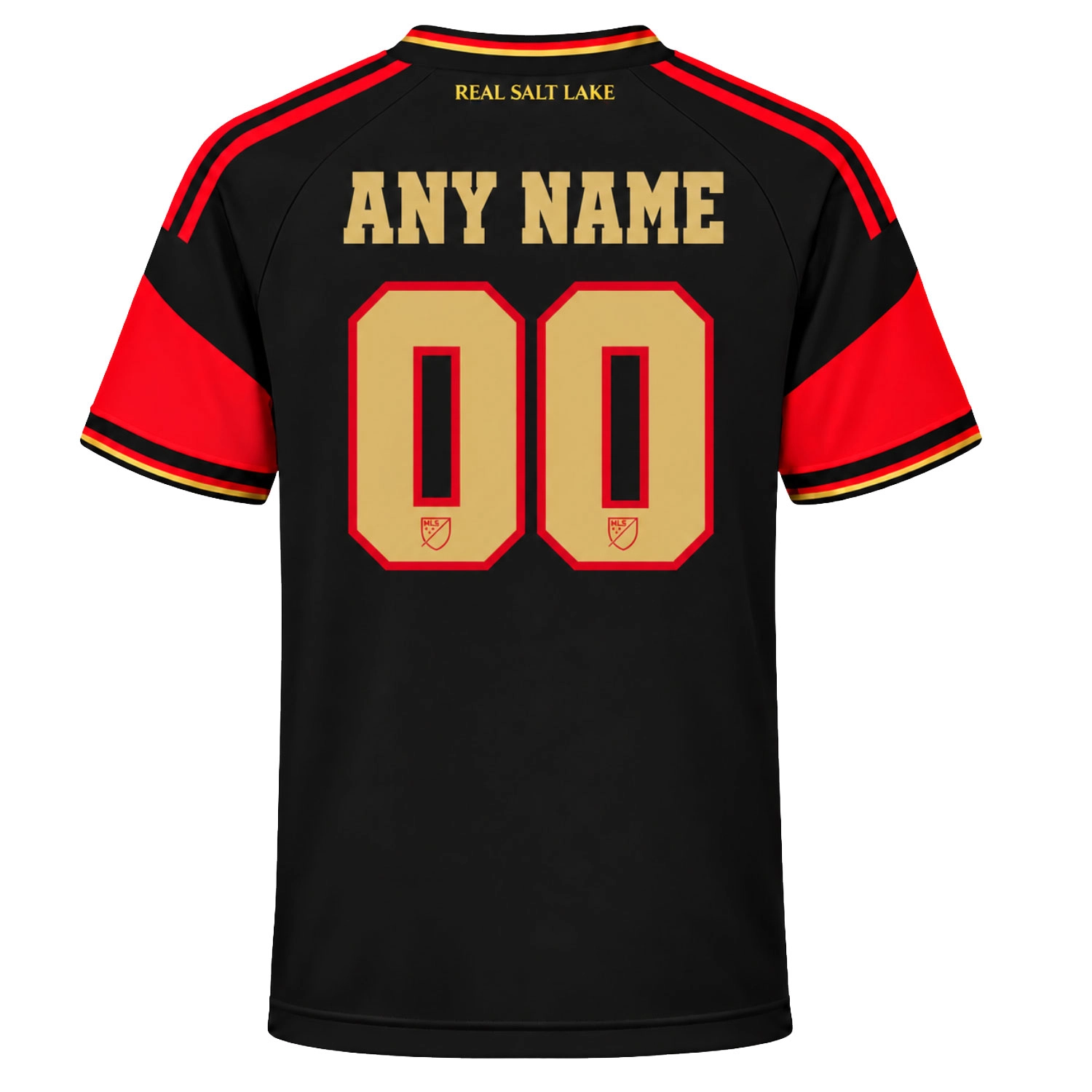 Real Salt Lake Black Jersey 2026 Bold Red Edition