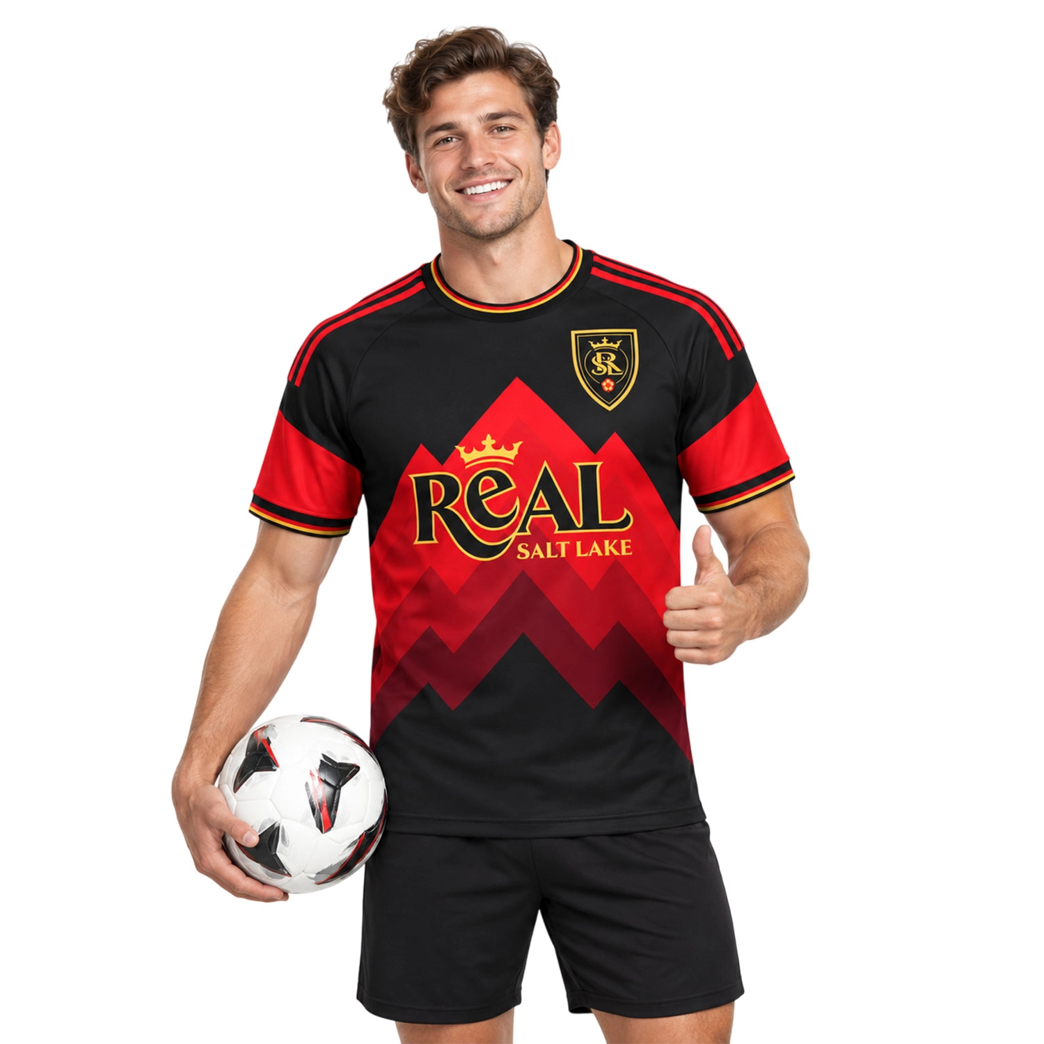 Real Salt Lake Black Jersey 2026 Bold Red Edition