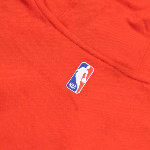 Chicago Bulls NBA Logo Nike Club Hoodie Red (YOUTH) view 4