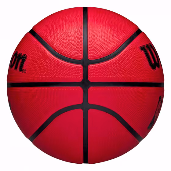 Chicago Bulls Solid Wilson NBA Basketball Red (Size 5) view 5