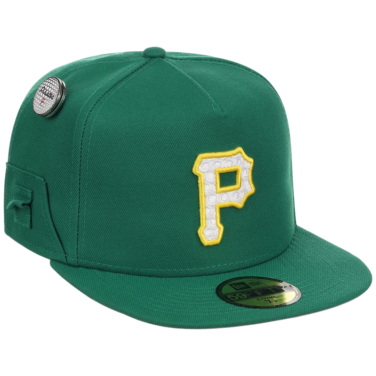 Pittsburgh Pirates MLB Augusta Bloom New Era 59FIFTY w/ Golf Pin front view