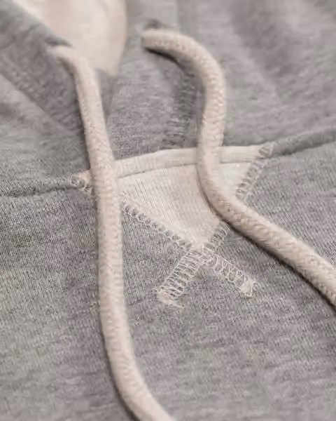 Los Angeles Lakers Mitchell & Ness Heritage Fleece NBA Hoodie Gray view 4