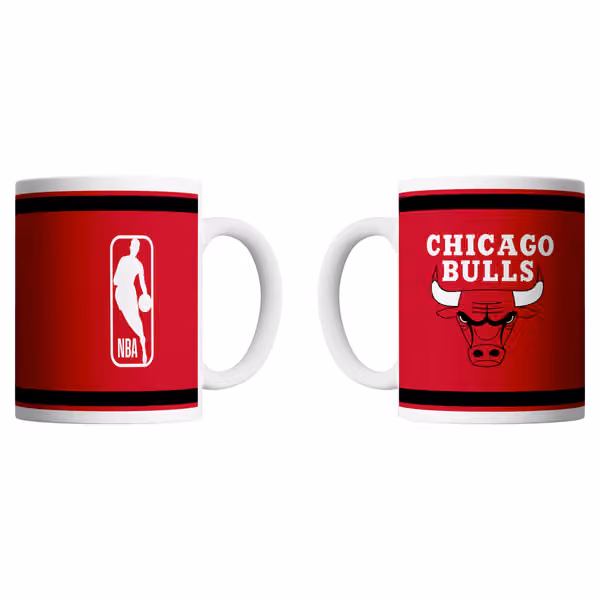 Chicago Bulls Logo & Shield NBA Mug (330 ml) view 1