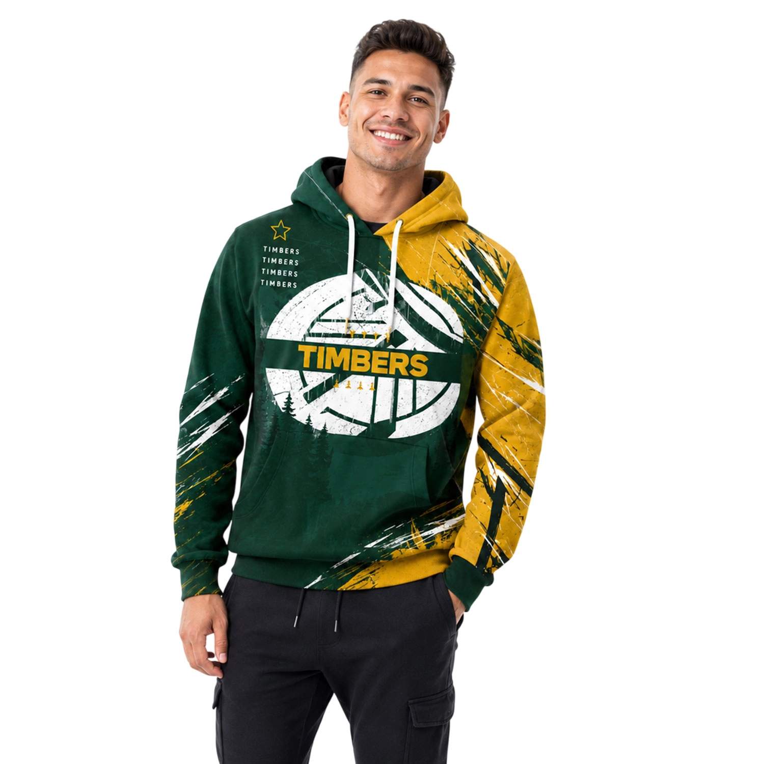 Portland Timbers Fan Hoodie Custom Vibrant Graphic Style
