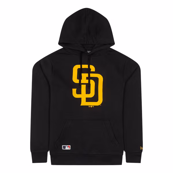 San Diego Padres Team Logo New Era MLB Hoodie Navy view 1