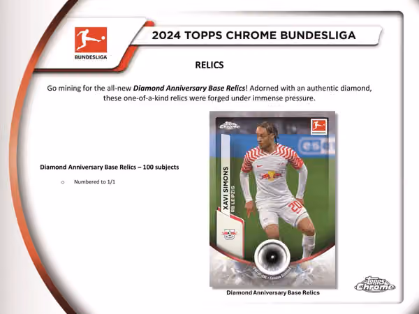 2023/24 Topps Chrome Bundesliga Soccer Hobby Box view 5