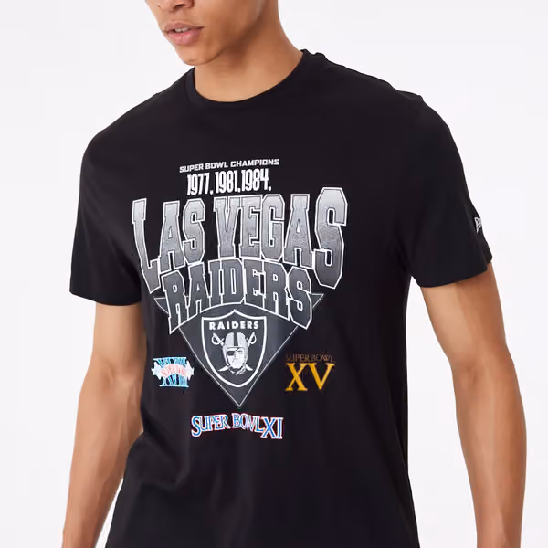 Las Vegas Raiders Super Bowl Champions New Era NFL T-Shirt view 3