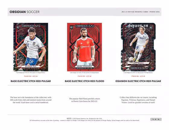 2021/22 Panini Obsidian Soccer (Fußball) Asia Tmall Box view 2