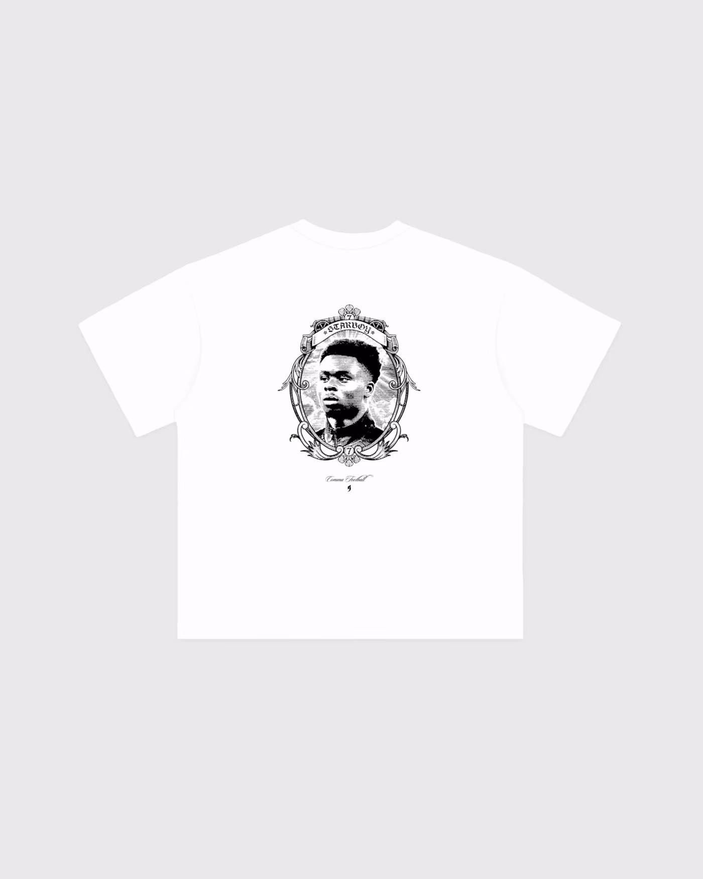 Jersevo Custom Personalized Starboy Eterno Heavyweight T-Shirt back view
