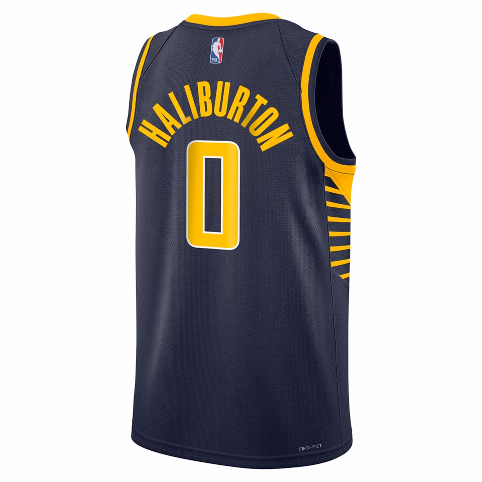 Tyrese Haliburton #0 Indiana Pacers Nike Swingman NBA Jersey Navy (YOUTH) view 3