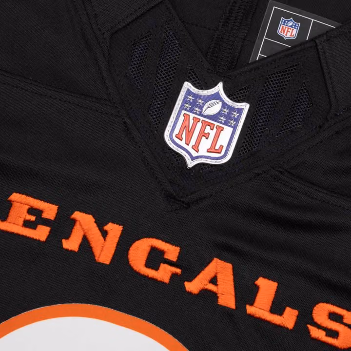 Ja’Marr Chase #1 Cincinnati Bengals Nike Vapor F.U.S.E. Limited NFL Jersey Black view 5