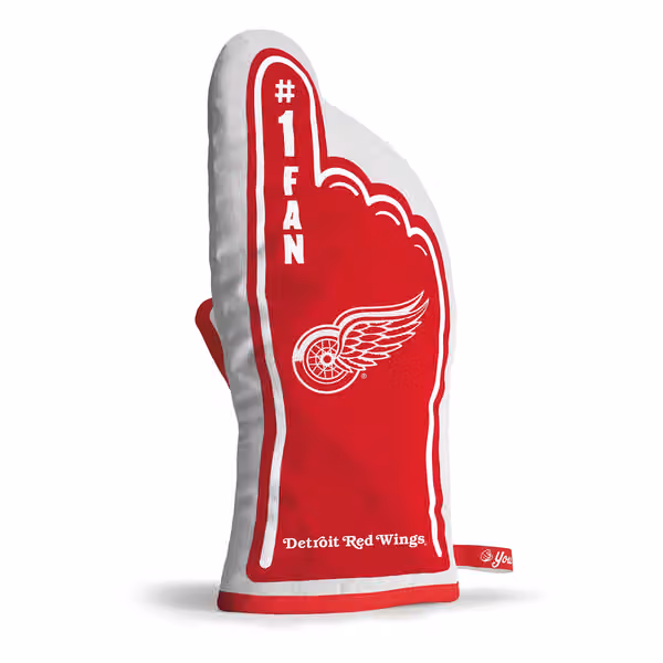 Detroit Red Wings #1 Fan NHL Oven Mitt view 2