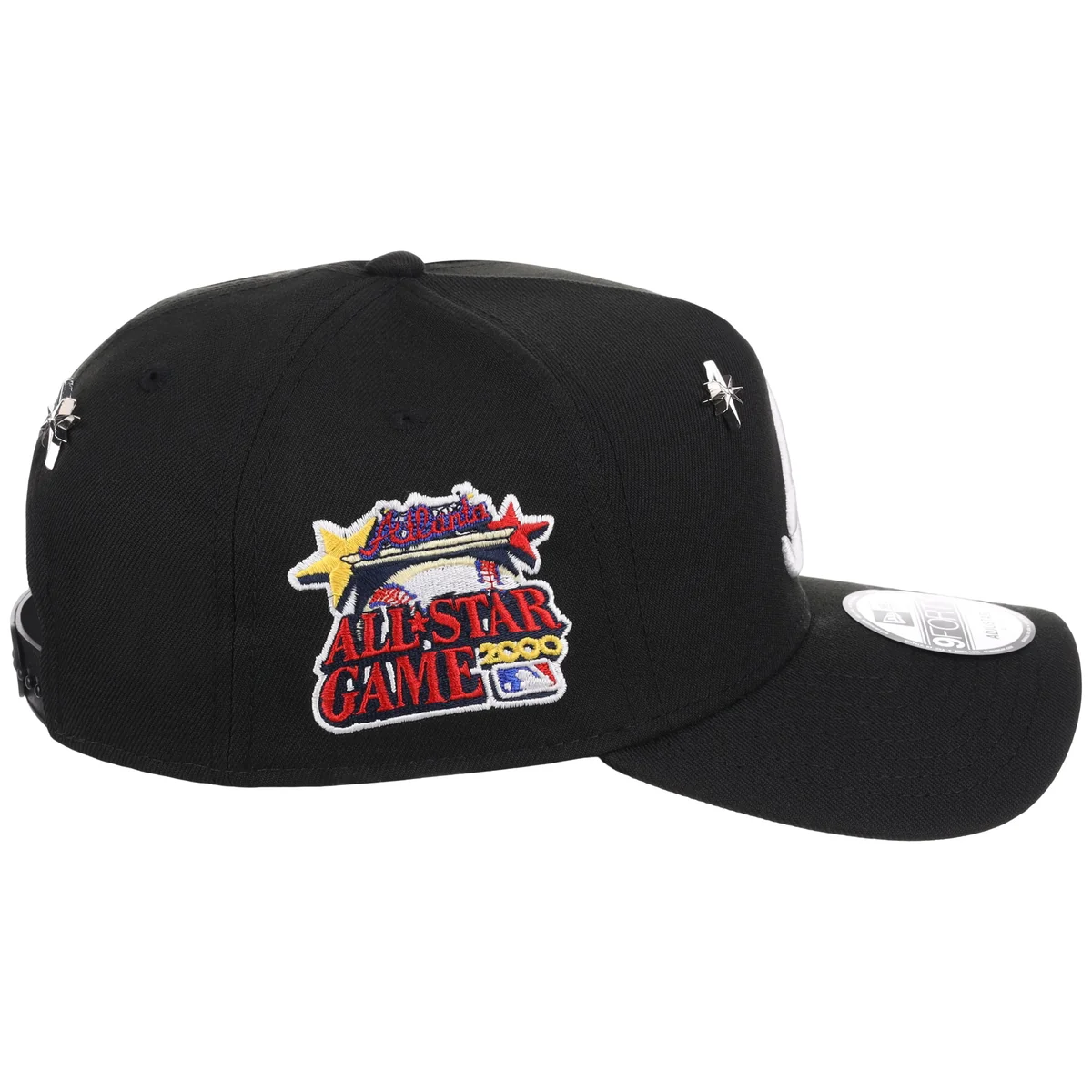 Atlanta Braves MLB Star Stud New Era 9FORTY A-Frame detail view