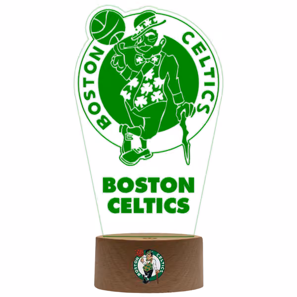 Boston Celtics NBA Team Logo LED Sign view 2