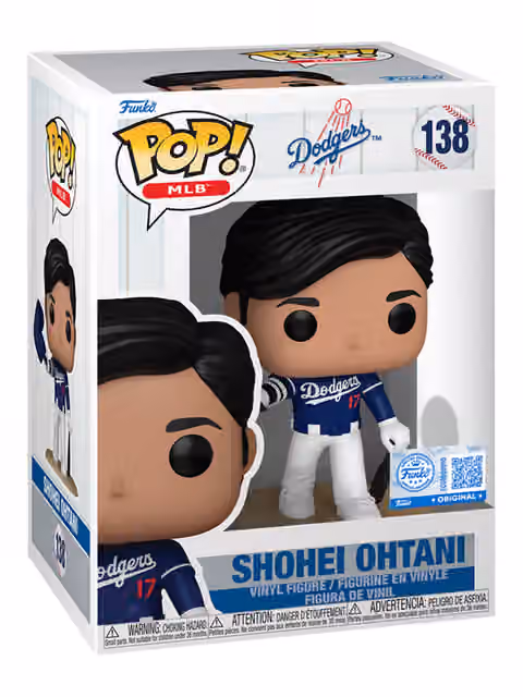 Funko POP! #138 Shohei Ohtani Los Angeles Dodgers Vinyl MLB Figure (Salute) view 1