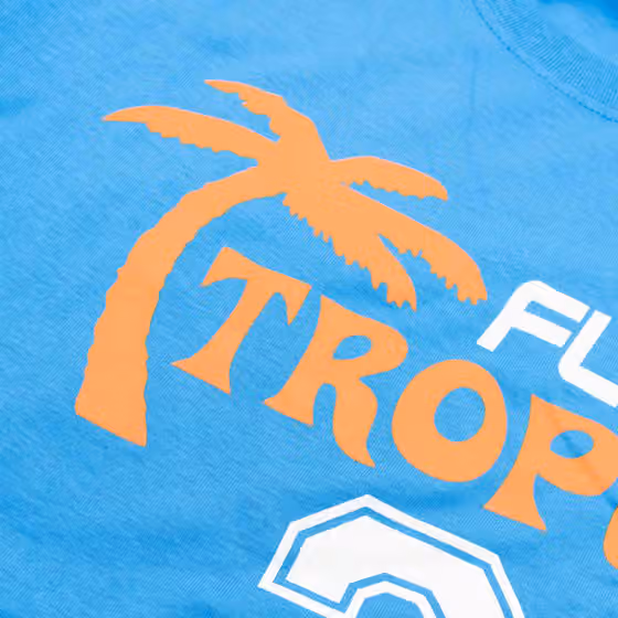 Jackie Moon #33 Flint Tropics Semi-Pro Basketball T-Shirt Blue view 3