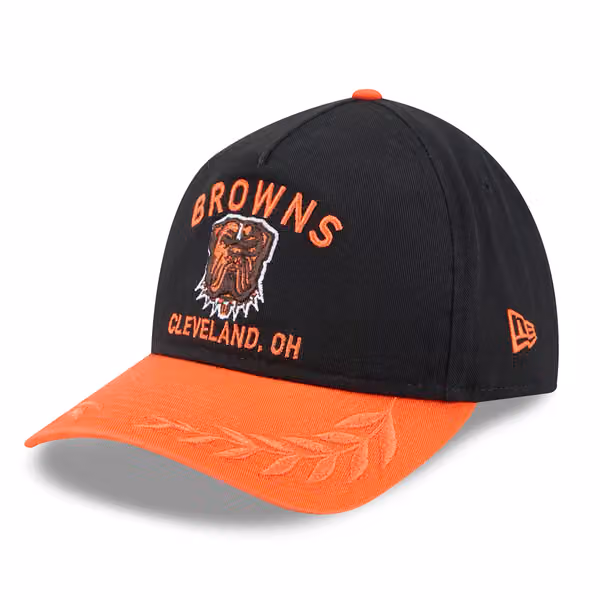 Cleveland Browns 2025 NFL Draft 9TWENTY A-Frame Adjustable Cap Black product photo