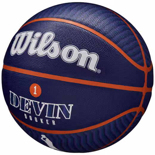 Devin Booker Phoenix Suns NBA Icon Outdoor Basketball (Size 7) view 4