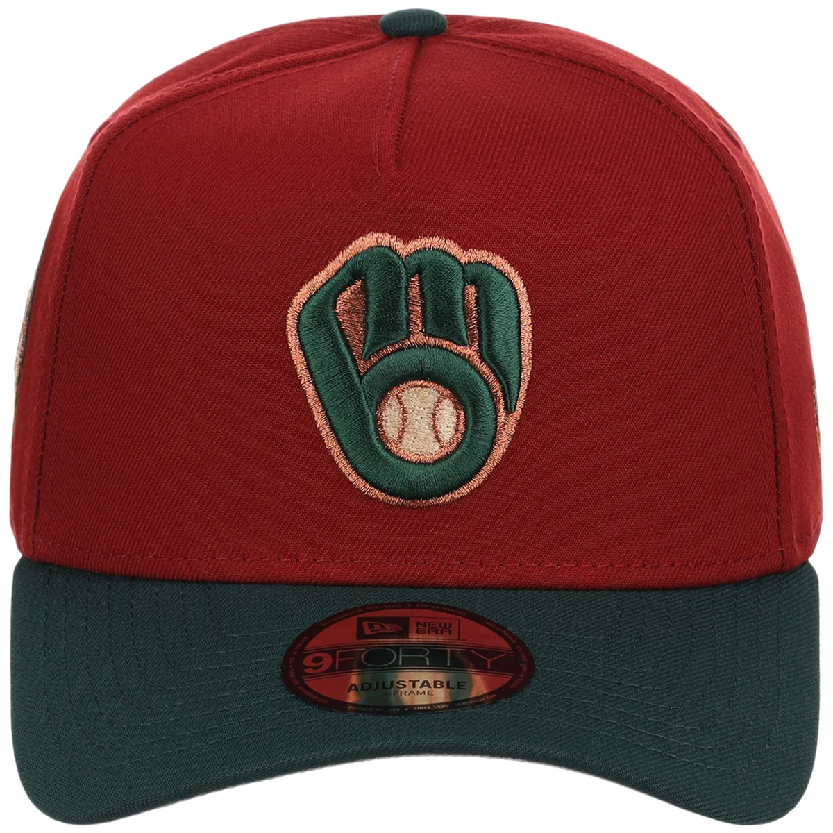 Milwaukee Brewers MLB Terra Verde New Era 9FORTY detail view