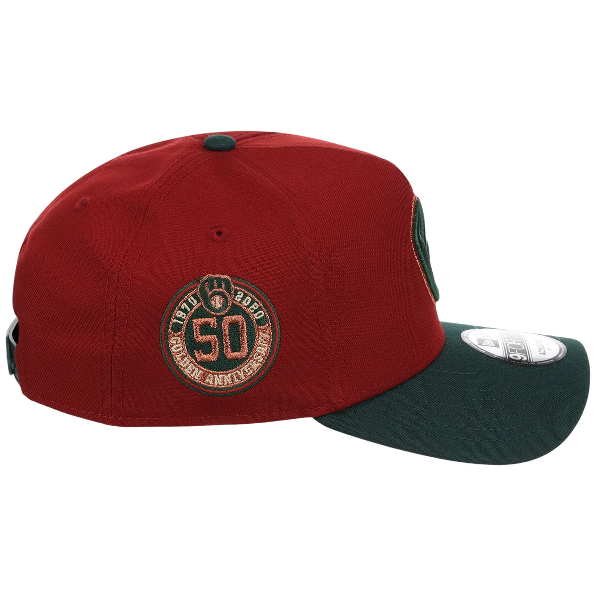 Milwaukee Brewers MLB Terra Verde New Era 9FORTY detail view