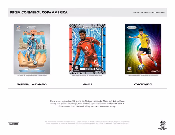 2023/24 Panini Prizm Copa America Soccer Hobby Box view 4