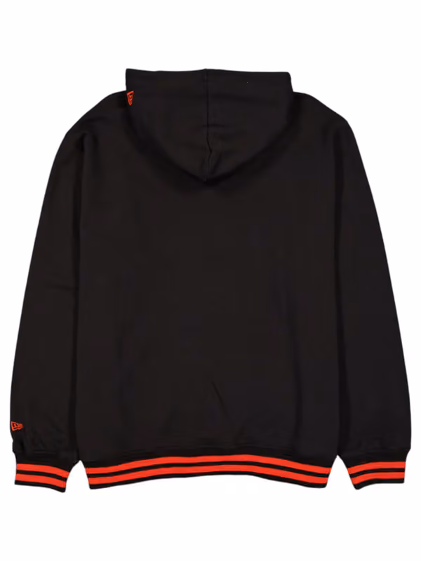 Philadelphia Flyers Felt Logo Throwback NHL Hoodie Black view 2