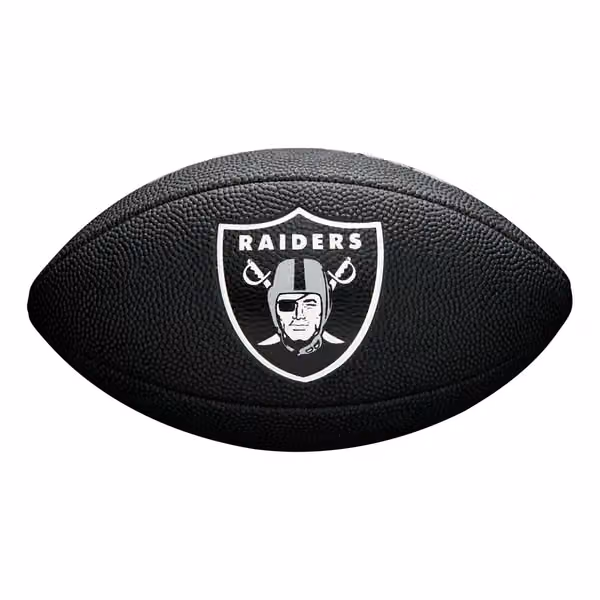 Las Vegas Raiders NFL Mini Football Black view 3