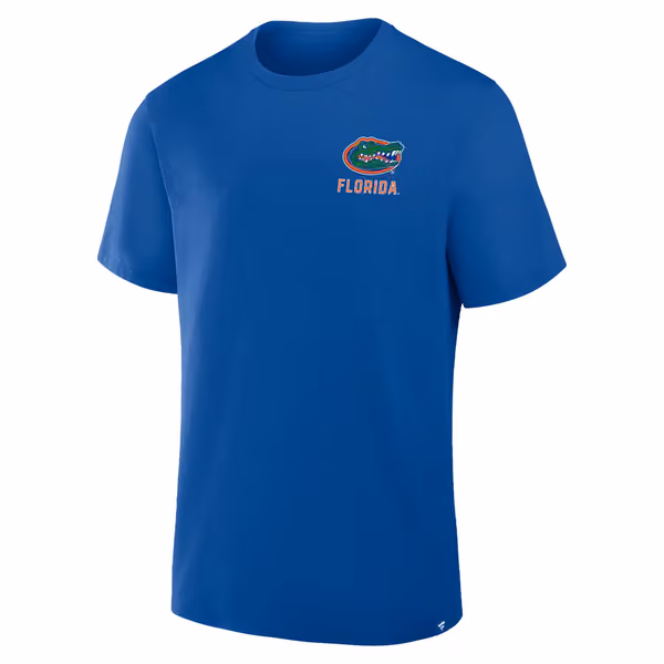 Florida Gators Defender Cotton NCAA T-Shirt Blue view 2