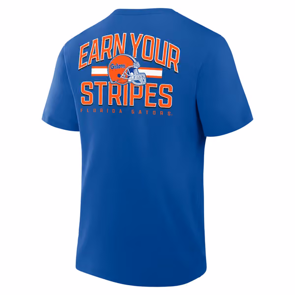 Florida Gators Defender Cotton NCAA T-Shirt Blue view 3