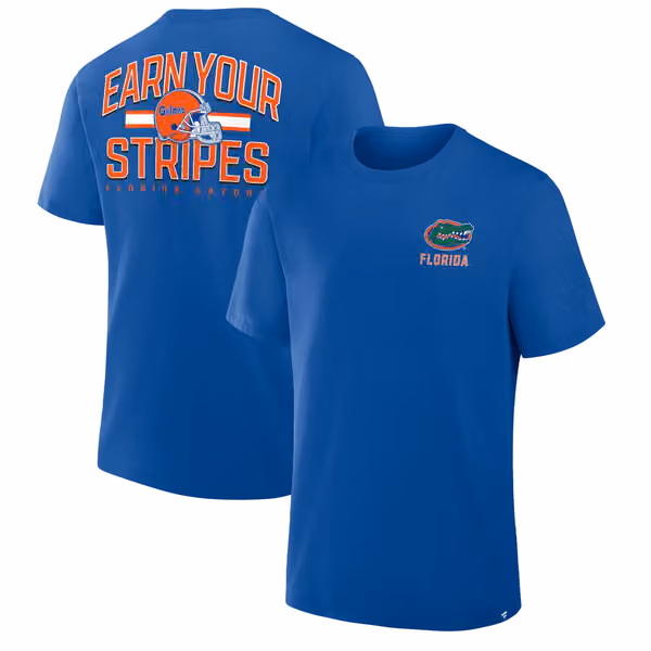 Florida Gators Defender Cotton NCAA T-Shirt Blue view 1