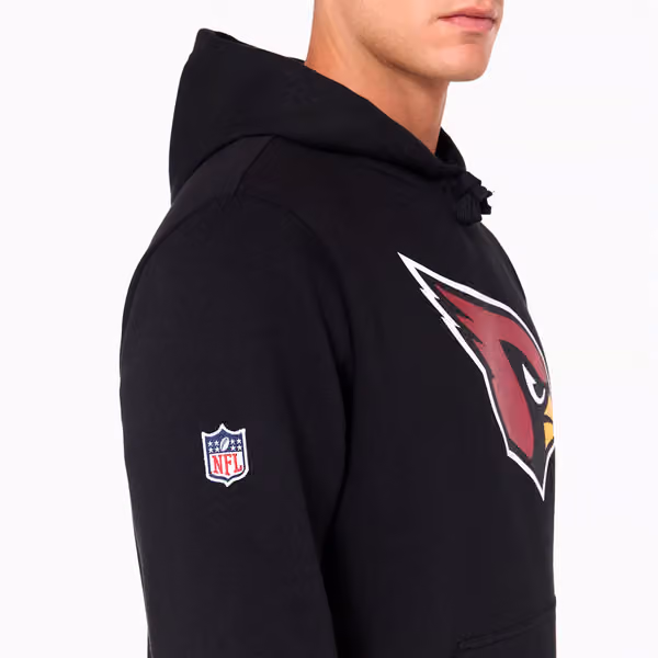 Arizona Cardinals Logo Hoodie NFL Sweatshirt Black view 3