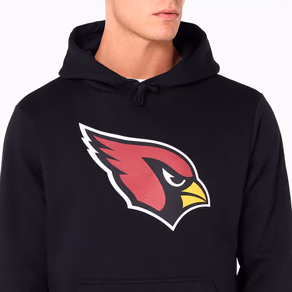 Arizona Cardinals Logo Hoodie NFL Sweatshirt Black view 5