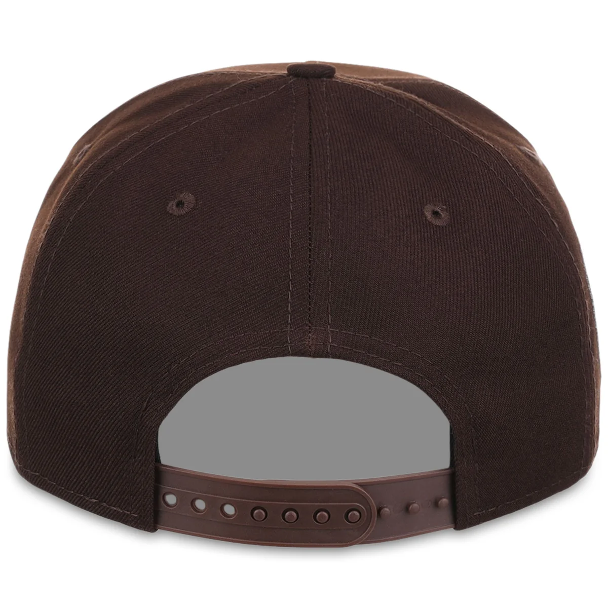 Atlanta Braves MLB Frosted Bark New Era 9FORTY A-Frame detail view