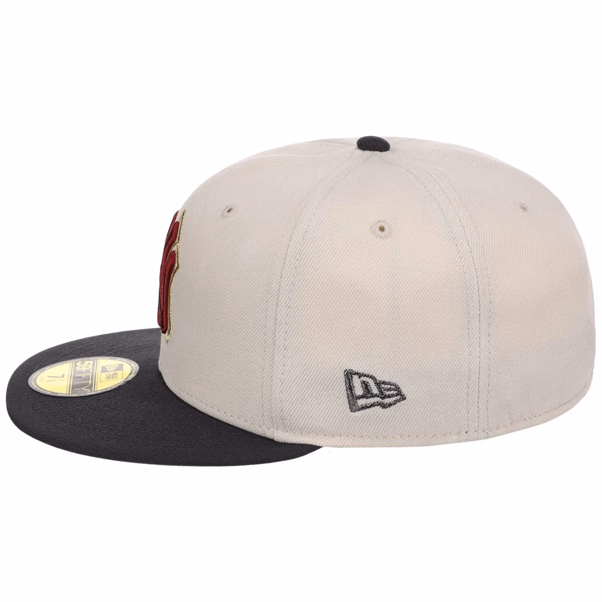 New York Yankees MLB Smoke 'n Merlot New Era 59FIFTY detail view