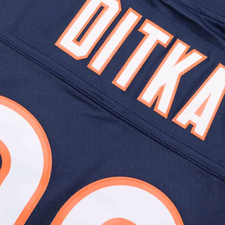 Mike Ditka #89 Chicago Bears Legacy Thowback NFL Jersey Navy view 4