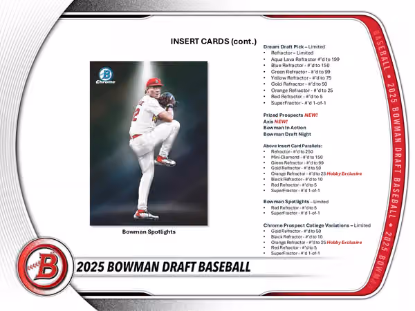 2025 Bowman Draft Baseball MLB Mega Box view 5