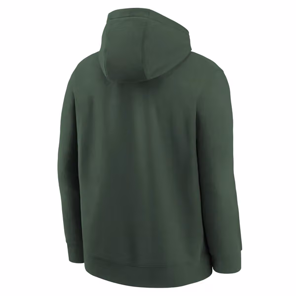 Green Bay Packers NFL Team Stripes Nike Club Hoodie (YOUTH) view 3