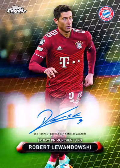 2022 Topps Chrome FC Bayern München Soccer (Fussball) Set view 3