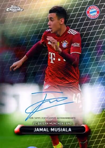 2022 Topps Chrome FC Bayern München Soccer (Fussball) Set view 4