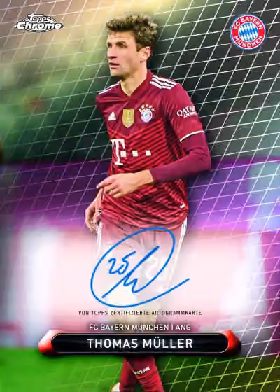 2022 Topps Chrome FC Bayern München Soccer (Fussball) Set view 5